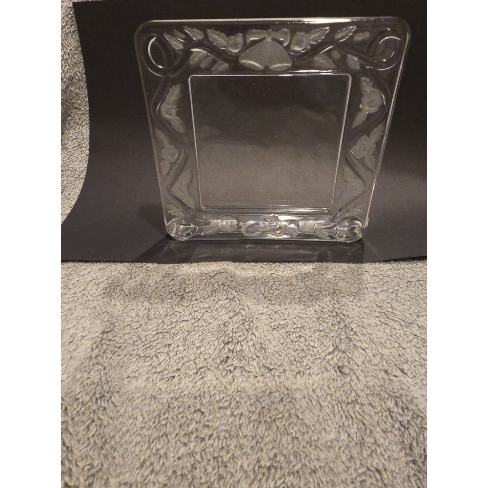 Royal Limited Crystal Picture Frame With Bells Rings And Flowers Wedding‎